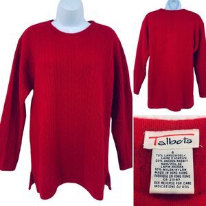 Talbot’s Lambswool Angora Hair Tunic Sweater Sz. S